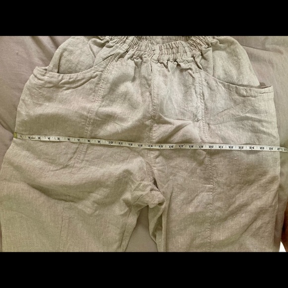 Elizabeth Suzann Clyde Workpants in Flax Midweight Linen, Size 1X - Picture 11 of 16